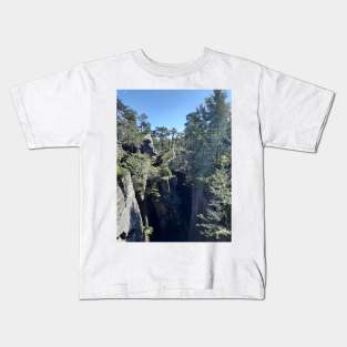 Crater in the forest Kids T-Shirt